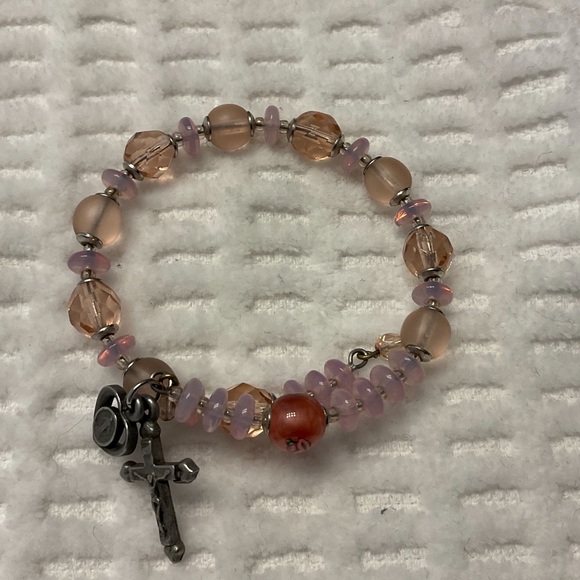 Cross beaded bracelet - Picture 2 of 2